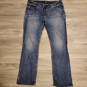 Womens silver Avery jeans